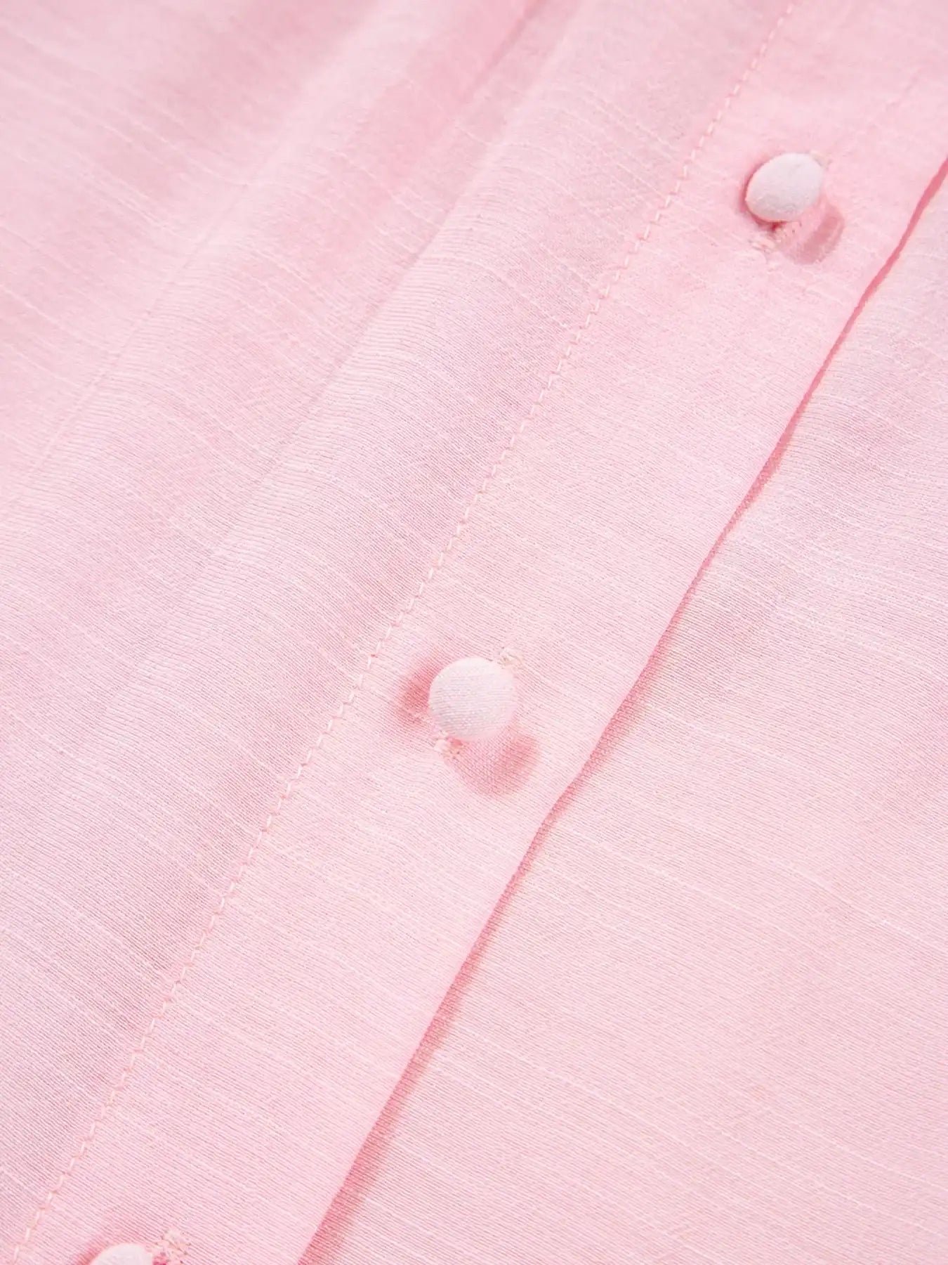 Lace Patchwork Edge Collarless Button Up Shirt - Bela Fils BoutiqueBela Fils Boutique